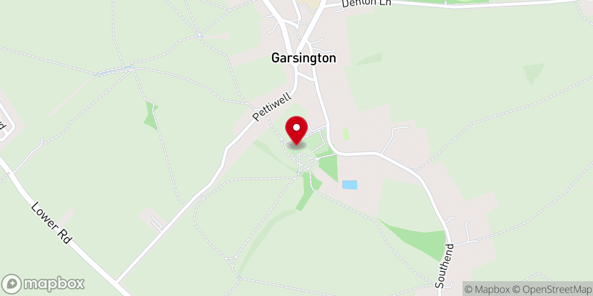 Map showing location of St Mary's Church