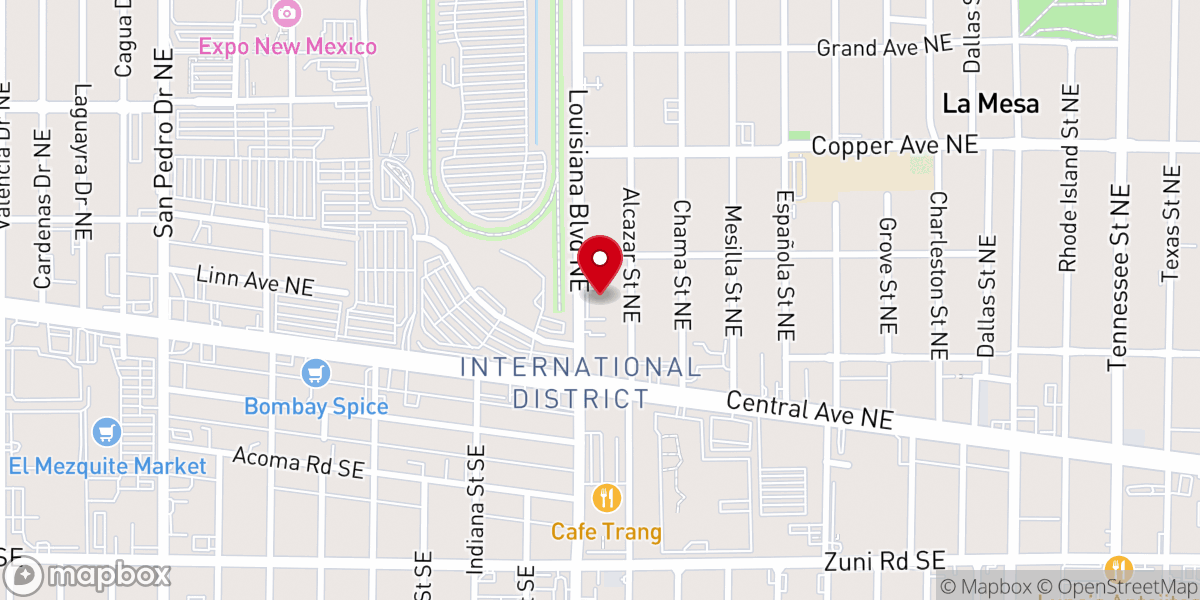 Map showing location of Restore Church