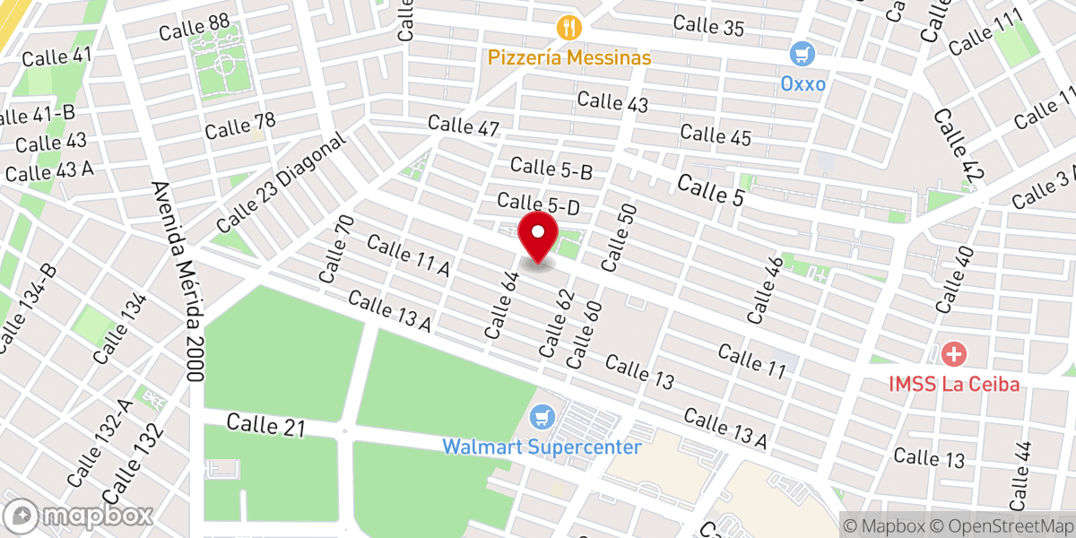 Map showing location of Parroquia La Ascensión del Señor
