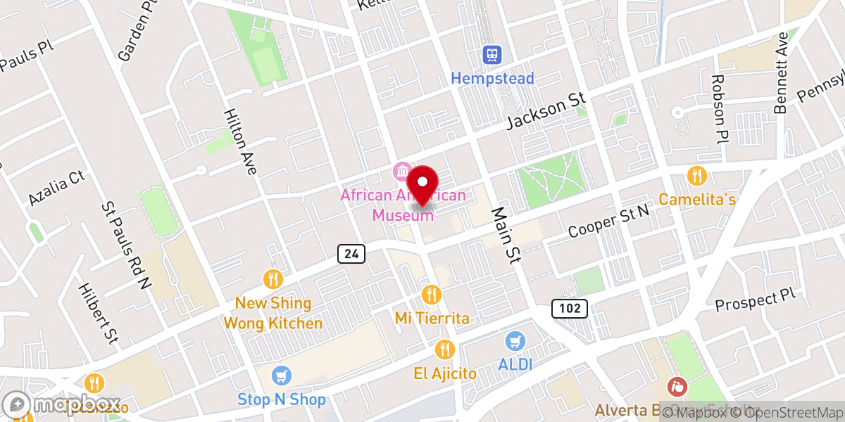 Map showing location of Remnant Christian Network Hempstead New York