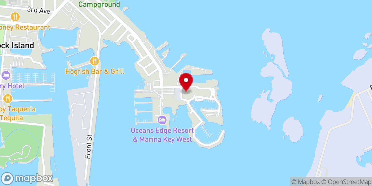 Map showing location of Elope by Boat Key West
