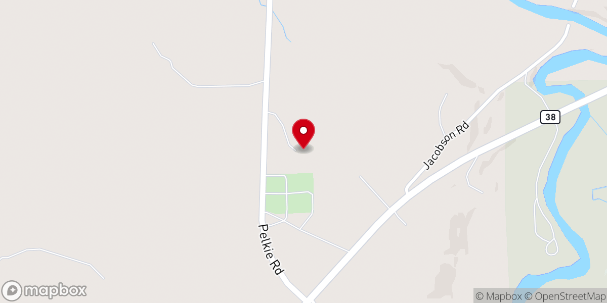 Map showing location of Mission United Lutheran Church
