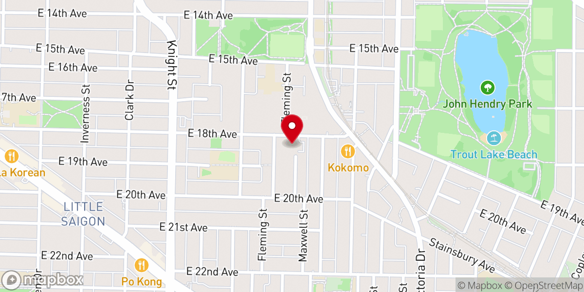 Map showing location of St. Joseph's Parish