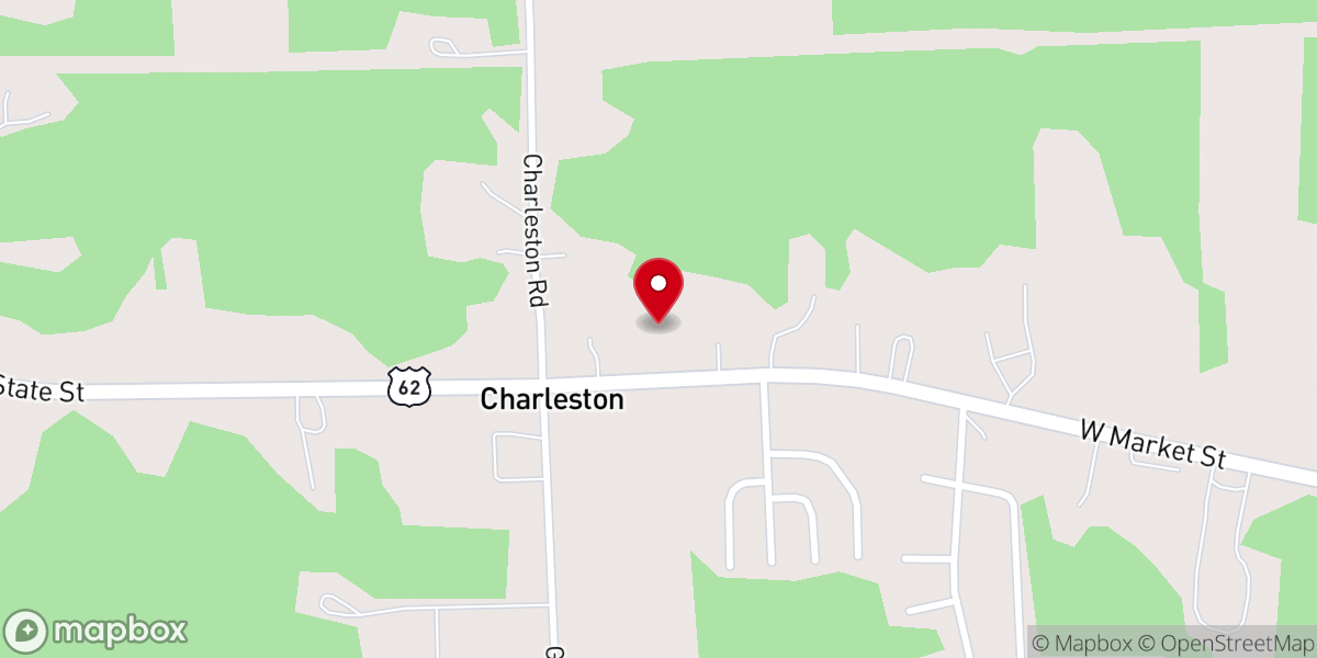 Map showing location of New Fellowship Baptist Church