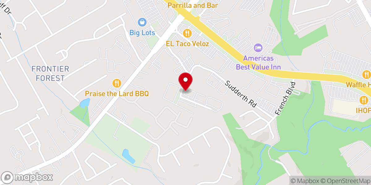 Map showing location of North Gwinnett Hispanic SDA