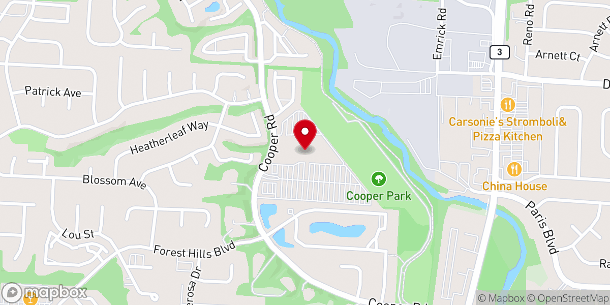 Map showing location of Vineyard Columbus - Westerville