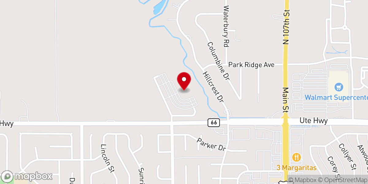 Map showing location of LifeBridge Christian Church