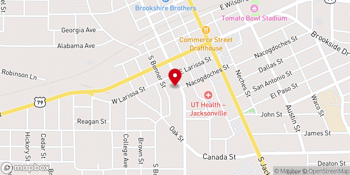 Map showing location of Kingdom Christian Center