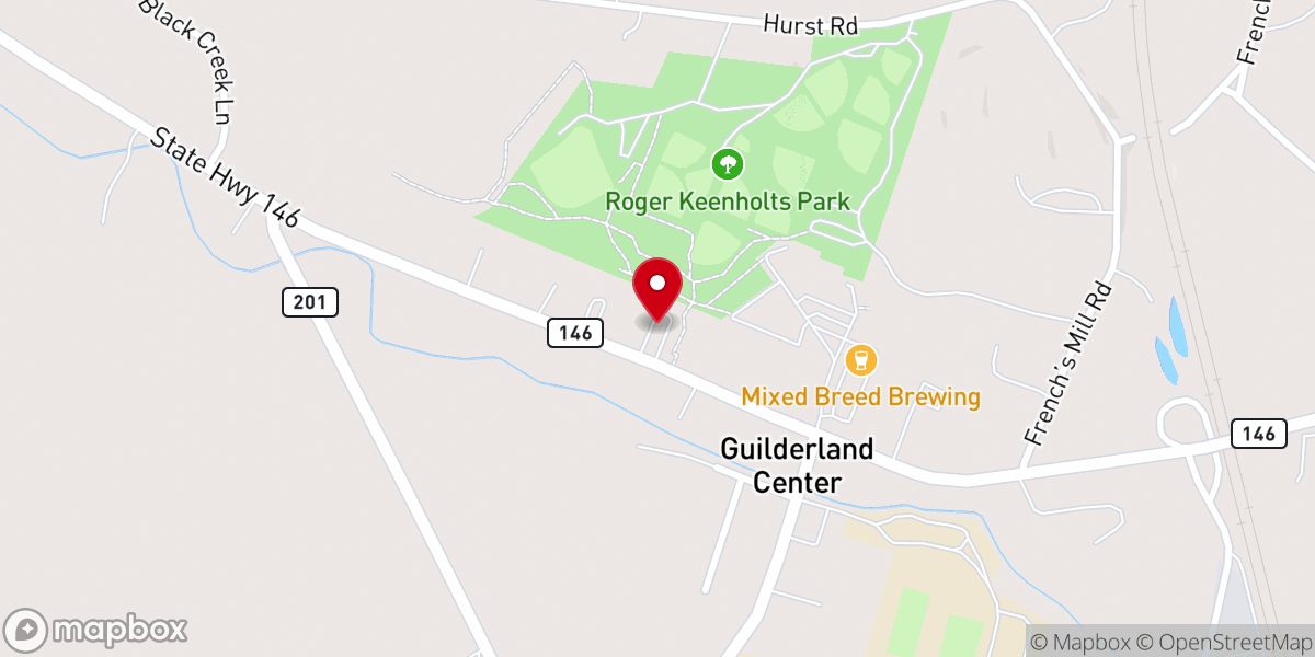 Map showing location of Centerpointe Community Church