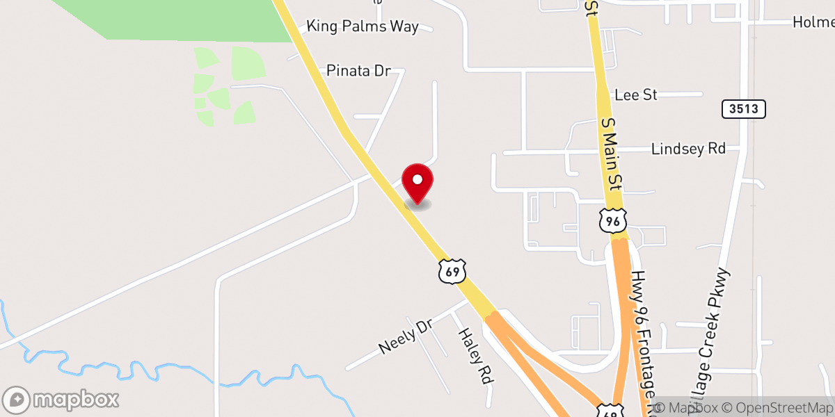 Map showing location of Apostolic Church Of Lumberton