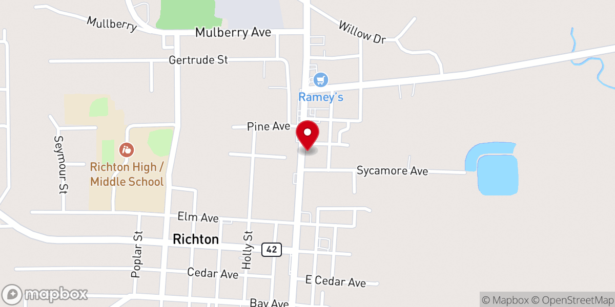Map showing location of New Life Ministries
