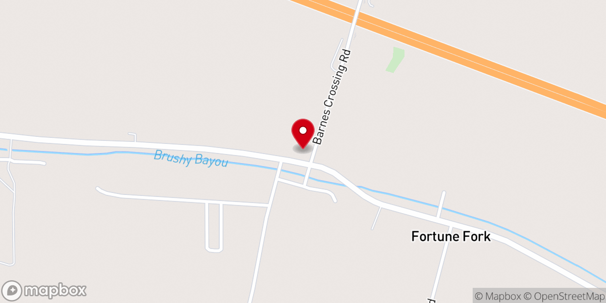 Map showing location of Mt Celler Baptist Church