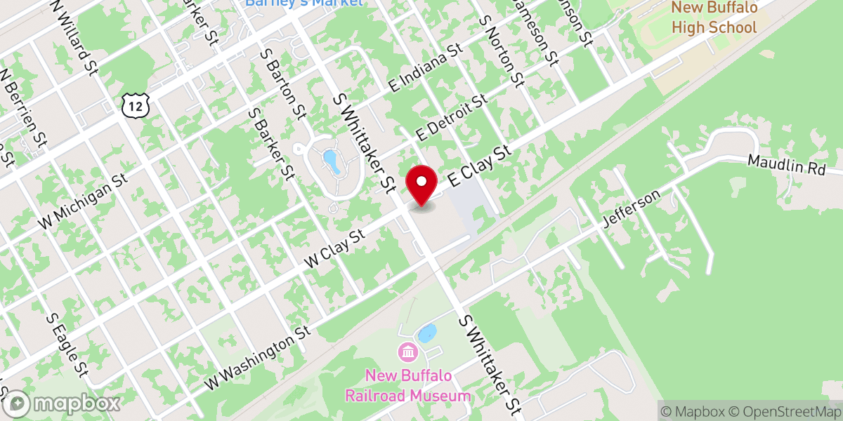 Map showing location of Bible Baptist Church