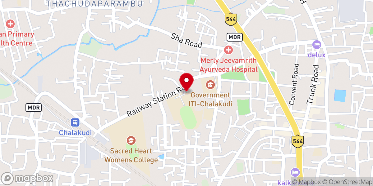 Map showing location of Carmel Bhavan Chapel