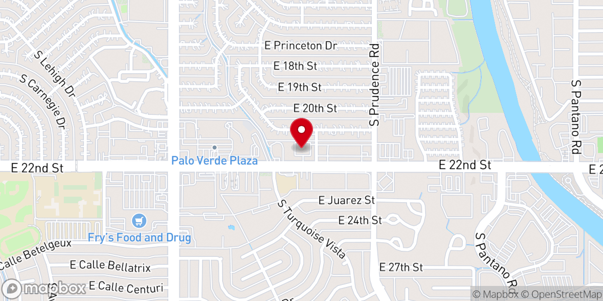 Map showing location of Living Hope Family Church