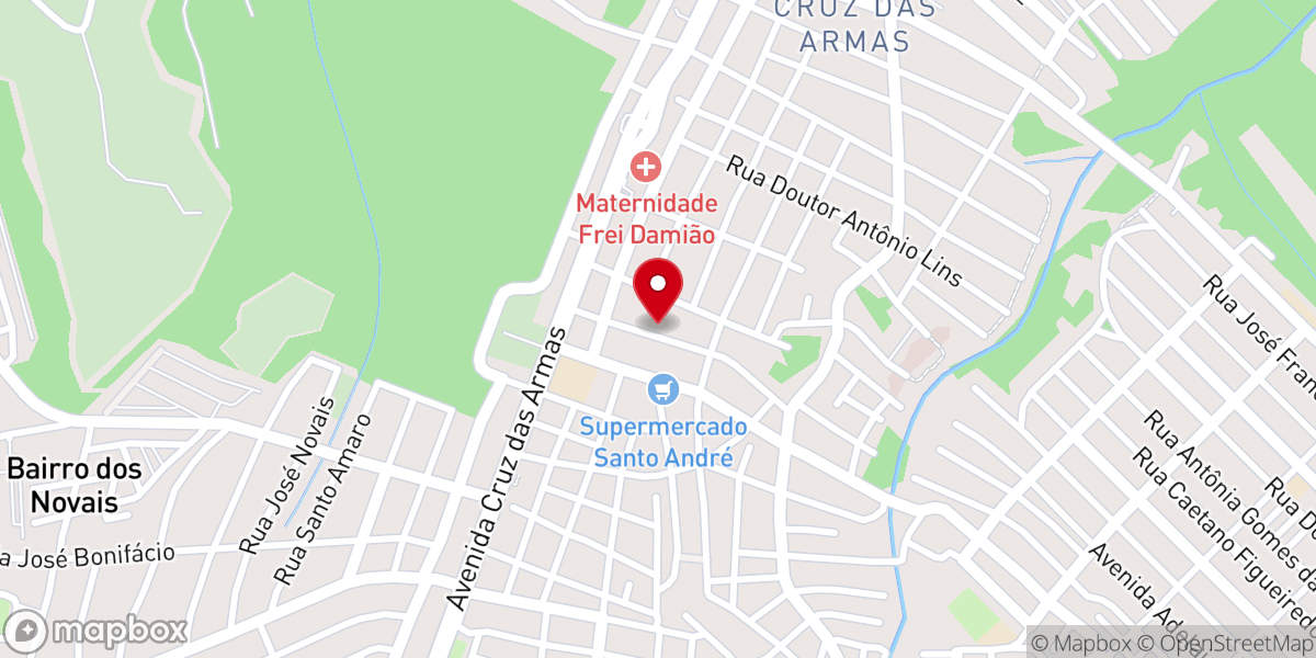 Map showing location of Igreja Evangelica Primitiva Pentecostal