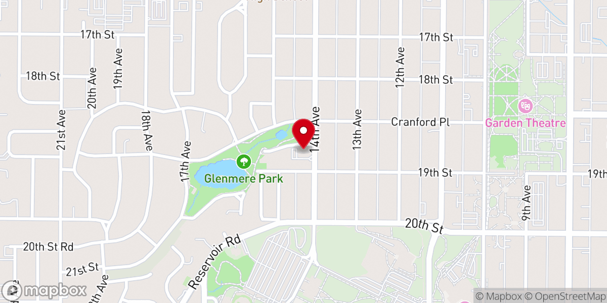 Map showing location of Immanuel Lutheran Church