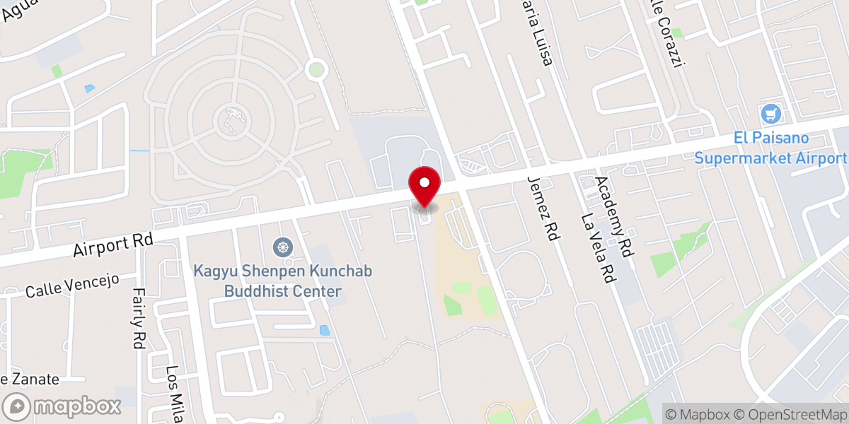 Map showing location of City of Faith Christian Fellowship