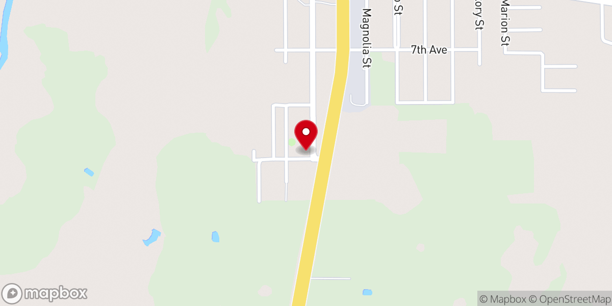 Map showing location of St Paul Missionary Baptist Church