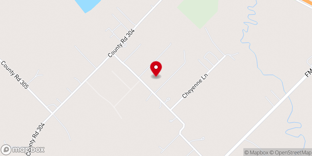Map showing location of Terrell Fellowship Baptist Church