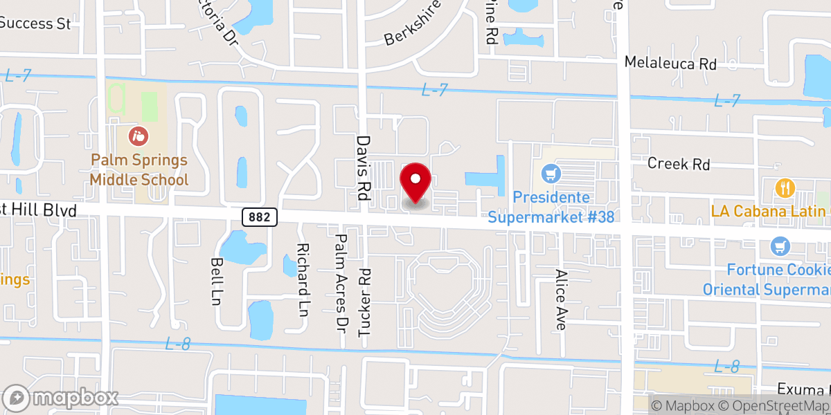 Map showing location of St. Peter Coptic Orthodox Church