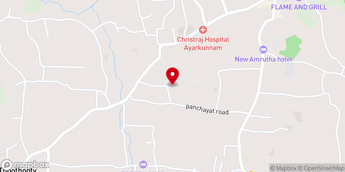 Map showing location of St. Mary's Orthodox Church