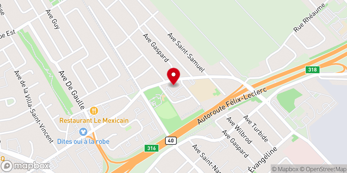 Map showing location of Communauté des serviteurs du Christ Vivant