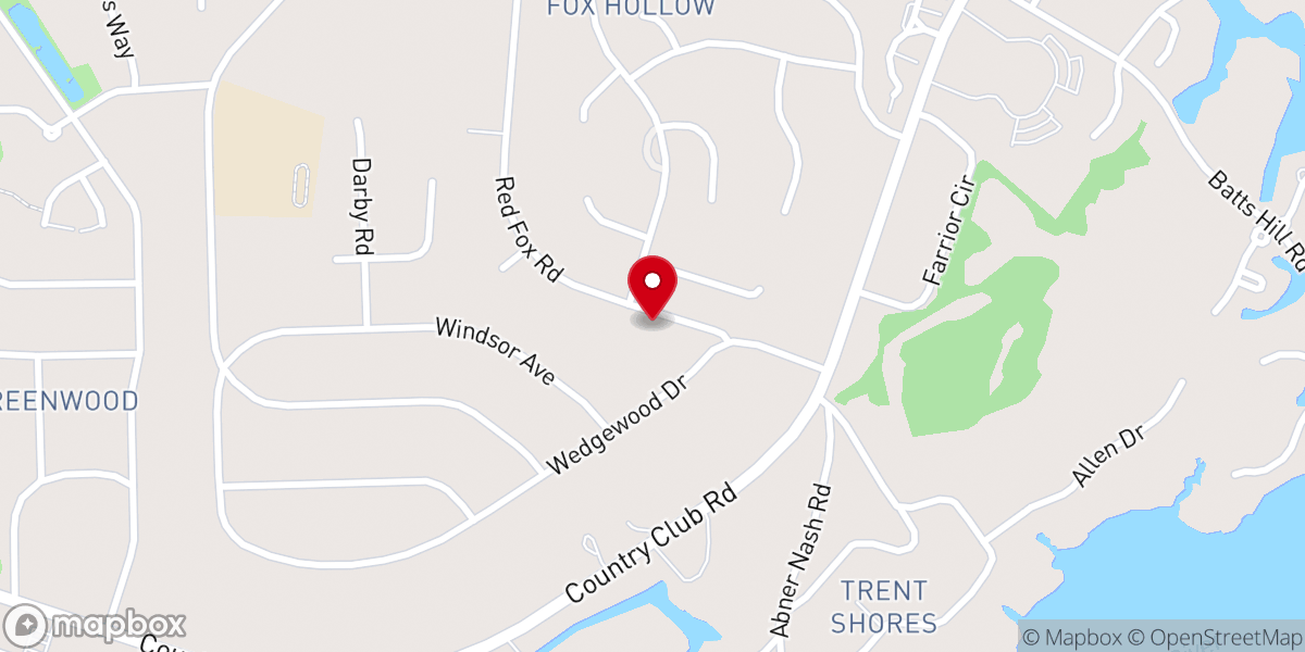 Map showing location of Grace Anglican Church