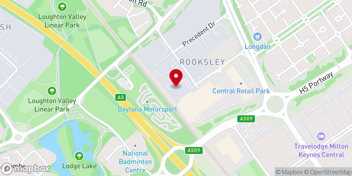 Map showing location of RCCG Kings Court Chapel Milton Keynes Church
