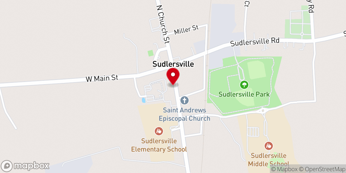 Map showing location of Sus Bluds Horse Training