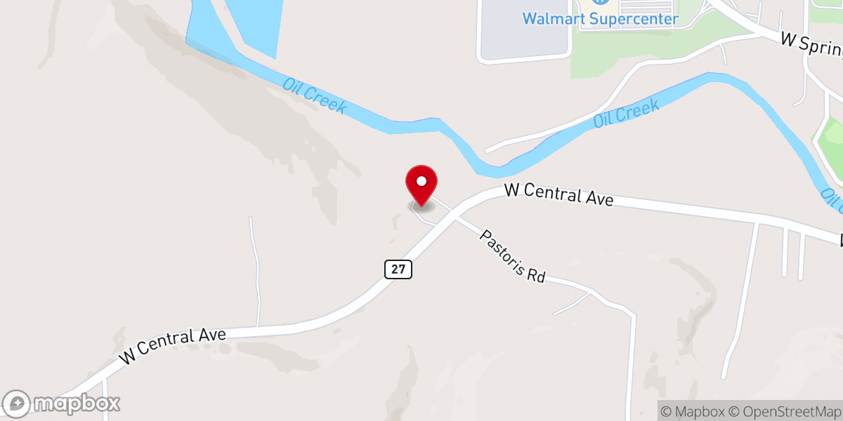 Map showing location of Free Methodist Church