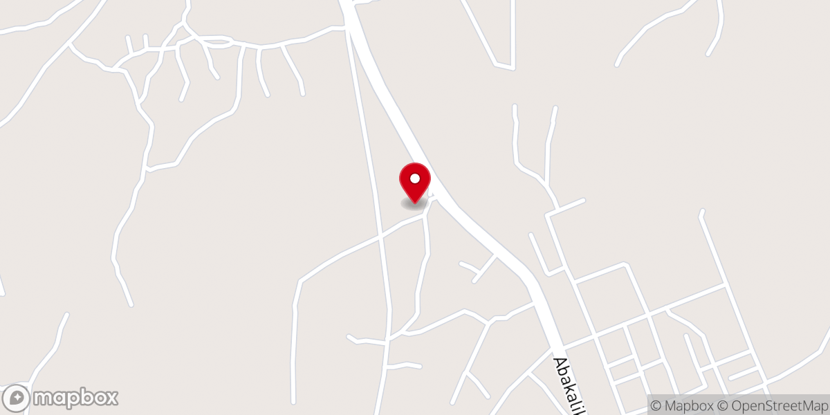 Map showing location of Catholic Church