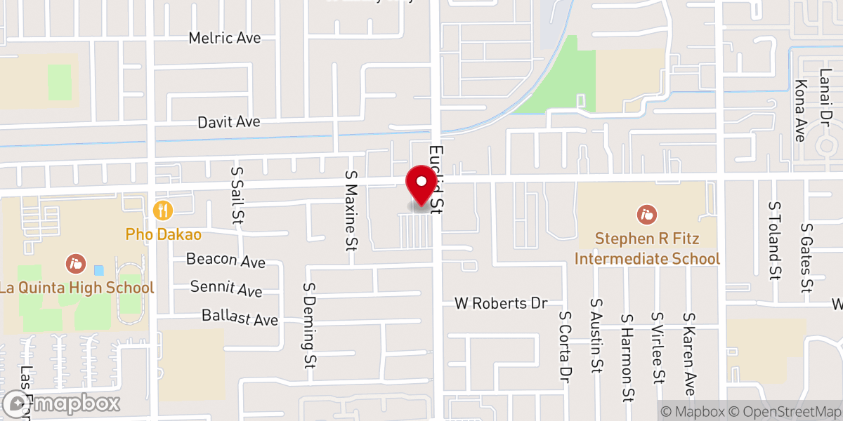Map showing location of Saint Barbara Catholic Church