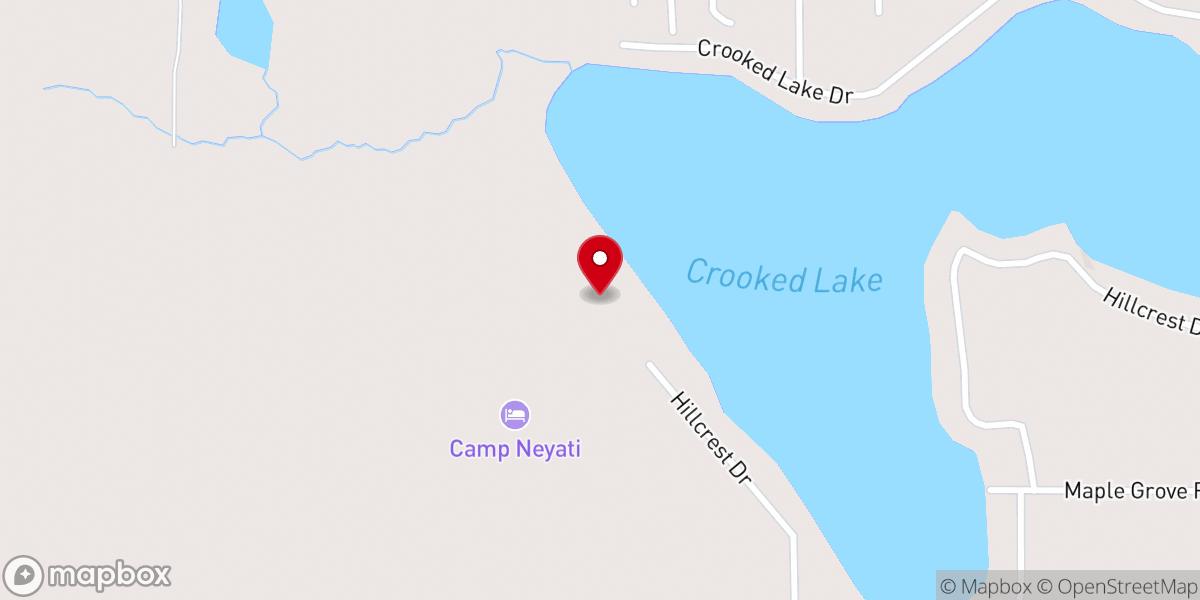 Map showing location of Camp Neyati