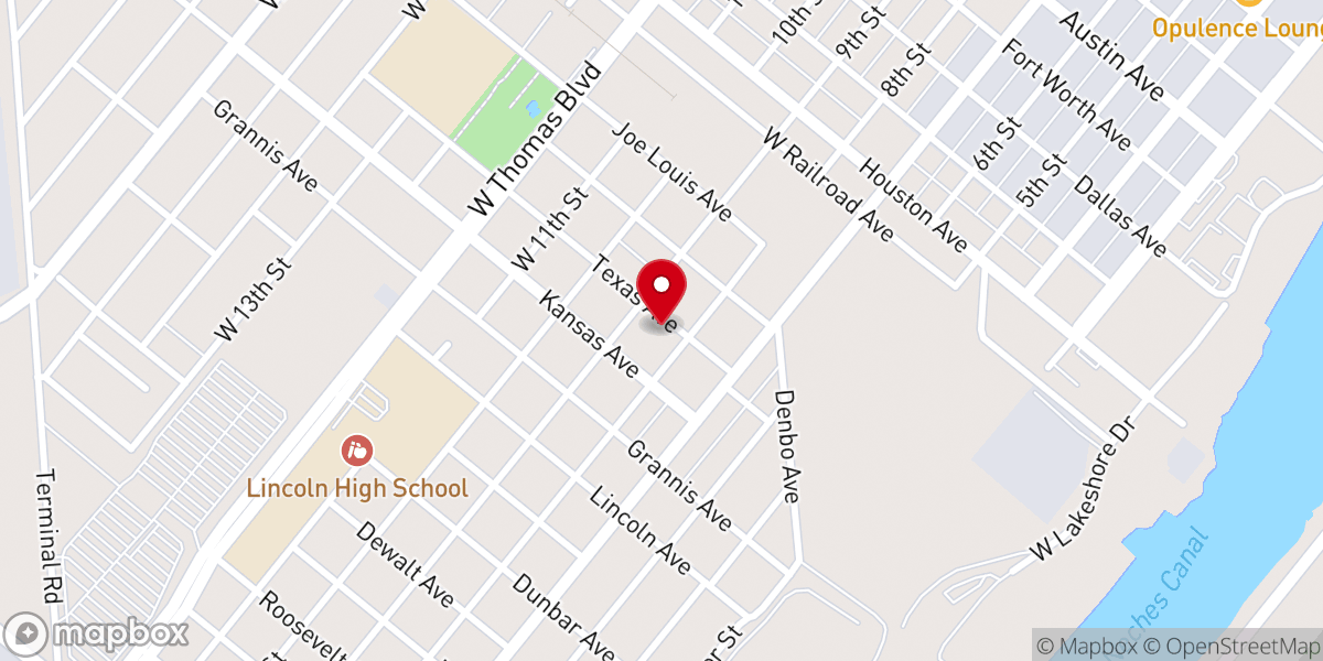 Map showing location of St Paul United Methodist Church