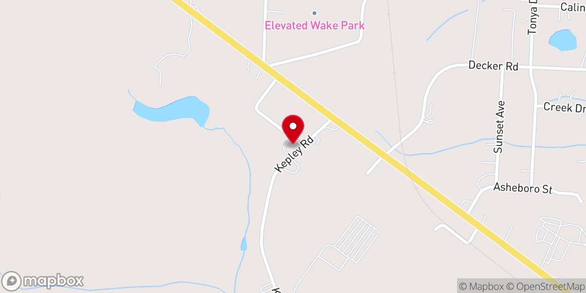 Map showing location of Church of God