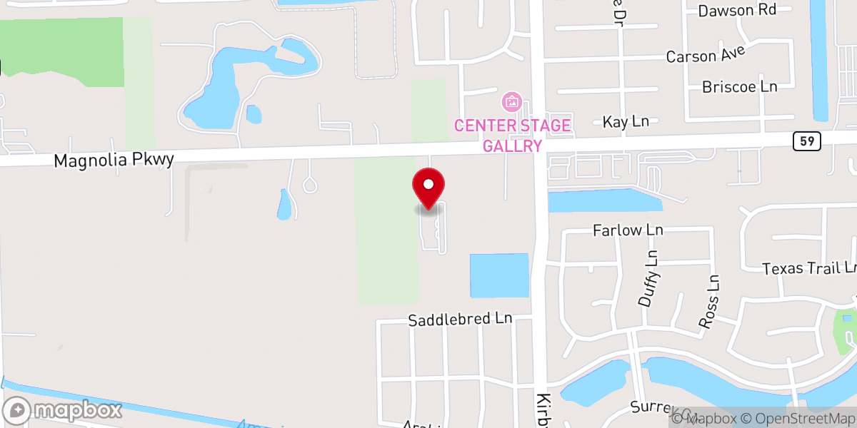 Map showing location of Fresh Impact Church