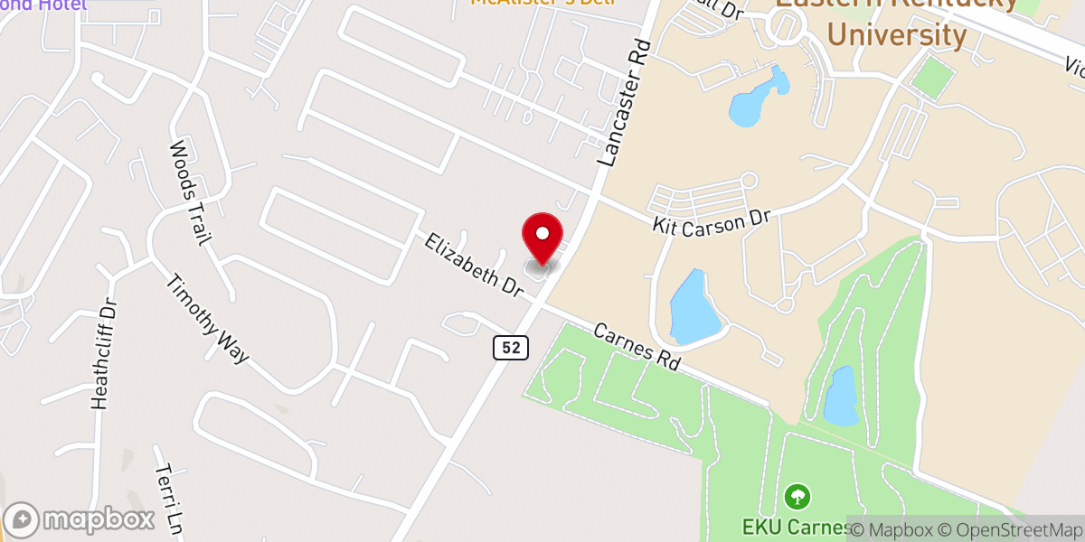 Map showing location of Richmond Church of God