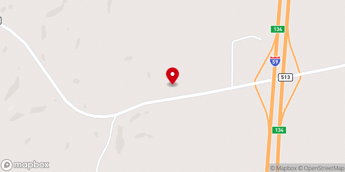 Map showing location of Magnolia United Methodist Church