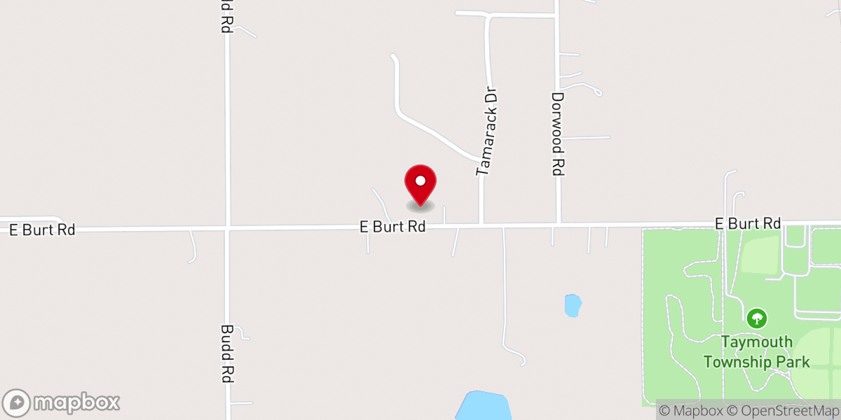 Map showing location of Community of Christ - Burt