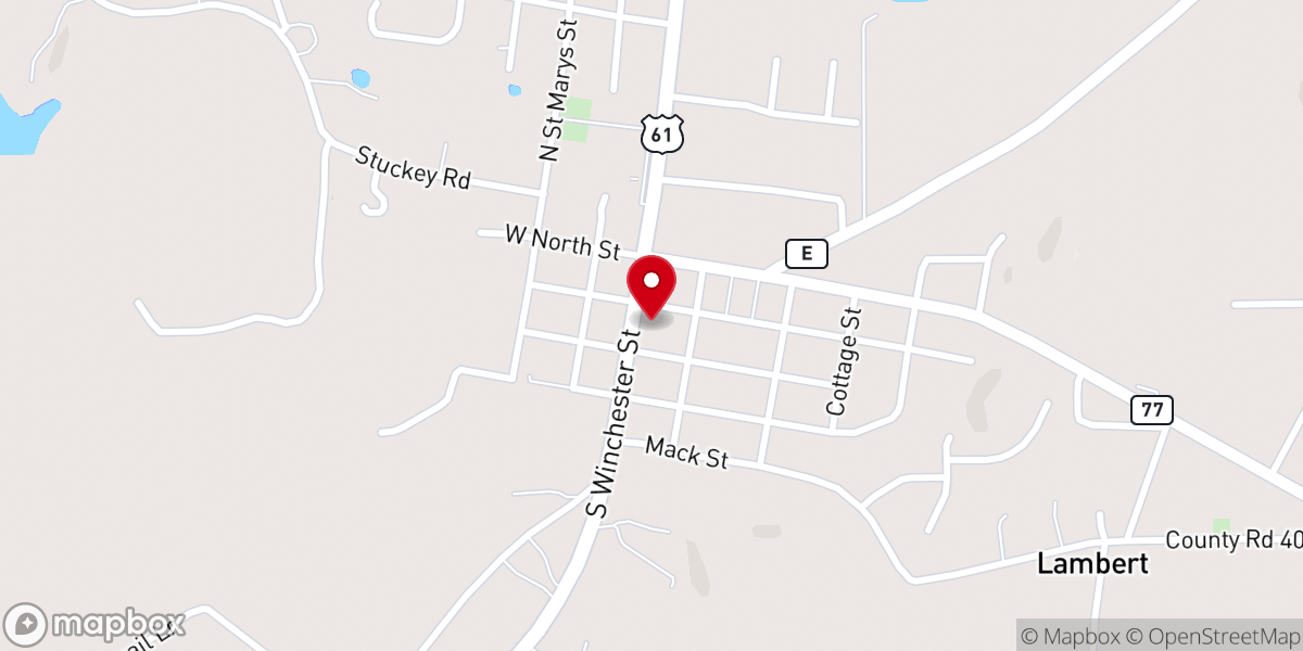 Map showing location of Scott County Prosecuting Atty