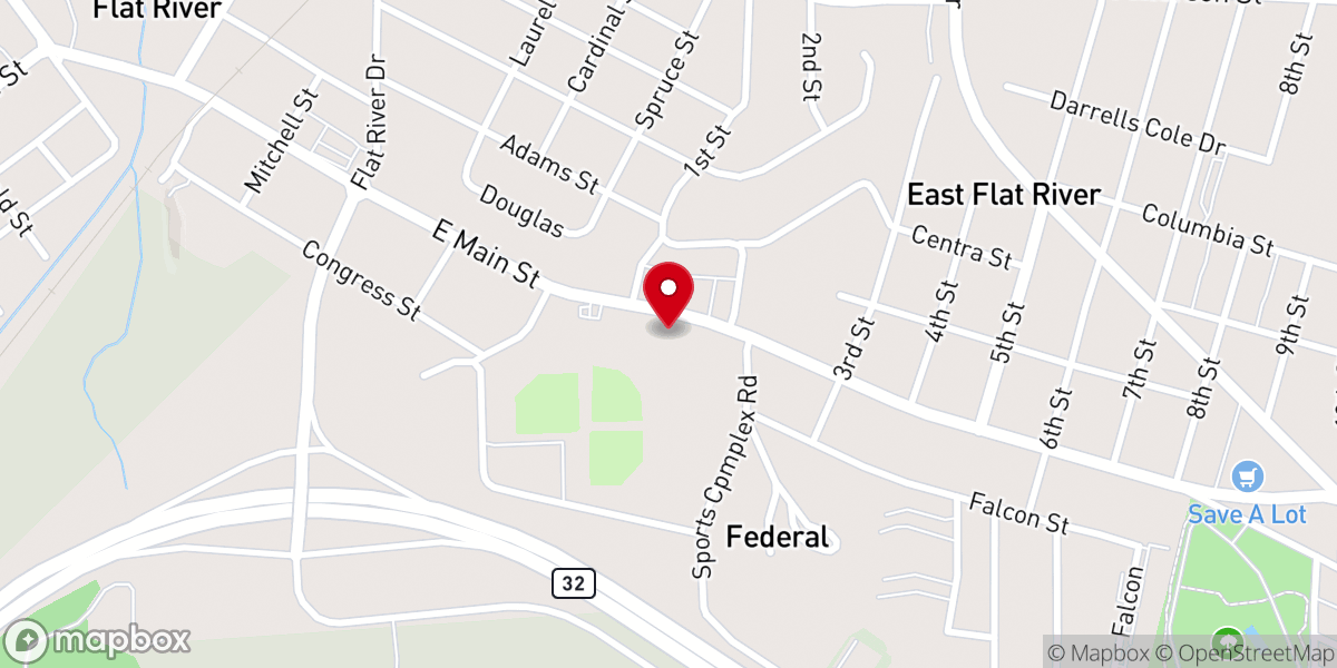 Map showing location of Living Water Outreach