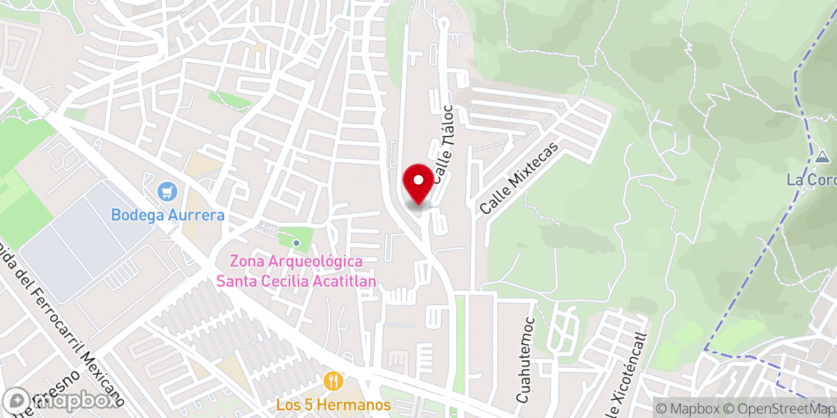Map showing location of Parroquia de Jesucristo Sumo y Eterno Sacerdote