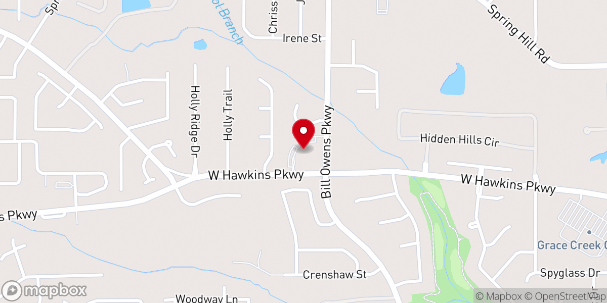 Map showing location of First Lutheran Church ELCA