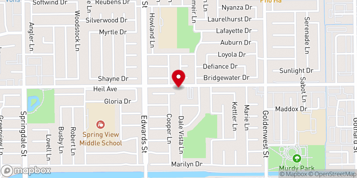 Map showing location of Community United Methodist Church
