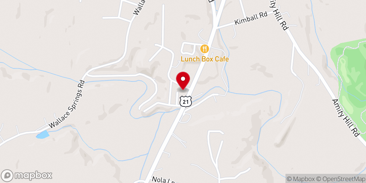 Map showing location of Hope Community Church Statesville