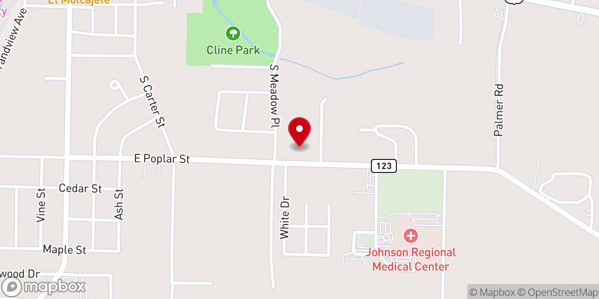 Map showing location of Trinity Chapel Pentecostal Church