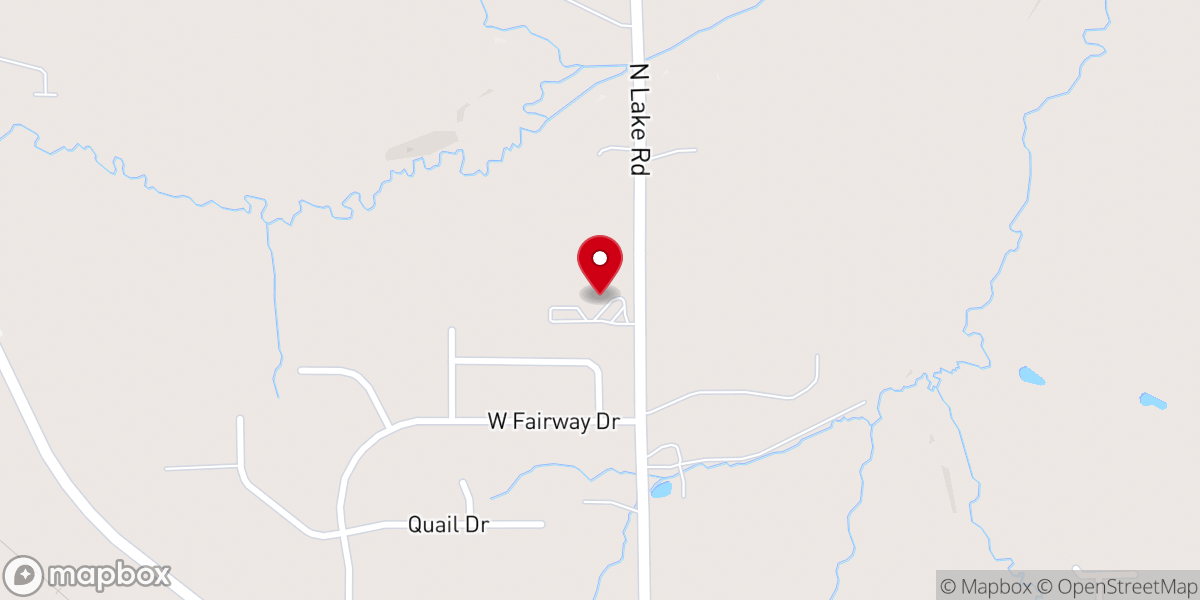 Map showing location of Evangelical Free Church-Lena
