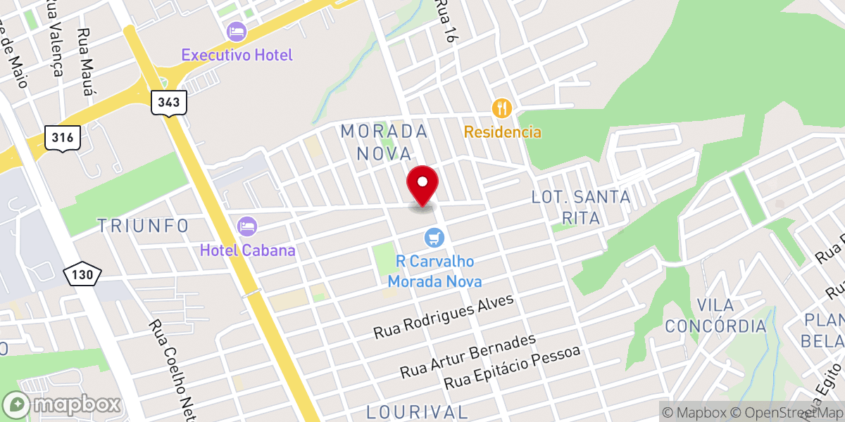 Map showing location of Igreja Cristã Pentecostal - MPFA