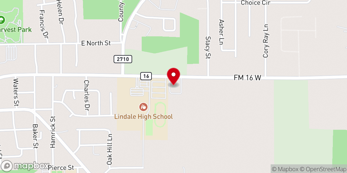 Map showing location of Central Baptist Church